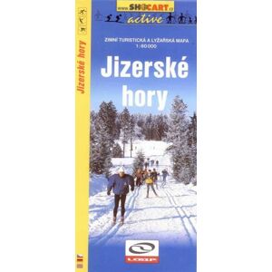 Jizerské hory - zimní turistická a lyžařská mapa - 1:60 000 - Klasická zimní mapa nakladatelství Shocart.