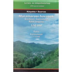 Východní Karpaty, Maramureš - Svidovec, Černá hora, Rachov - mapa DiM - 1:50t /Ukrajina/