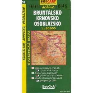 Bruntálsko, Krnovsko, Osoblažsko - mapa SHc59 - 1:50t