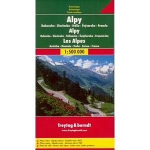 Alpy - mapa Freytag - 1:500t