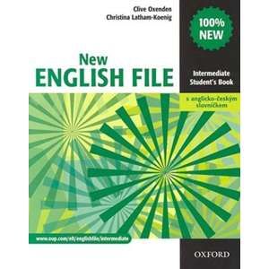 New English File intermediate Students Book + anglicko-český slovníček - Oxenden Clive, Latham-Koenig Christina