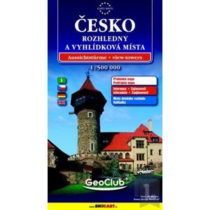 Česko 1: 500 000 - Rozhledny a vyhlídková místa