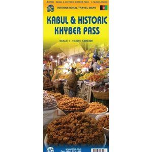 Kabul & Historic Khyber pass - 1:16 500