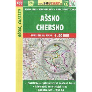 Ašsko, Chebsko - mapa SHOCart č. 405 - 1:40 000