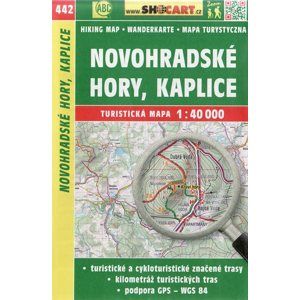 Novohradské hory, Kaplice - mapa SHOCart č. 442 - 1:40 000