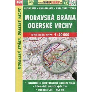Moravská brána, Oderské vrchy - mapa SHOCart č. 468 - 1:40 000