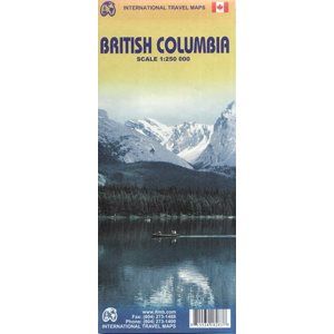 British Columbia - mapa 1:250 000