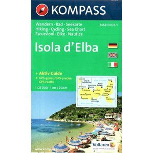 Isola d´Elbamapa Kompass -  č.2457 - 1:25 000 /Itálie/