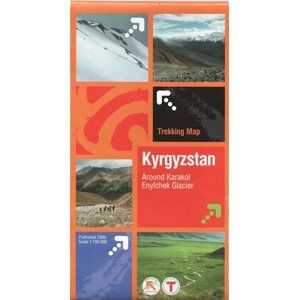 Kyrgyzstan - Around Karakol, Enylchek Glacier - 1:100 000