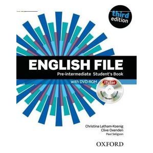 English File Pre-intermediate third edition Students Book s anglicko-českým slovníčkem a DVD-ROMem i - Latham-Koenig Ch., Oxenden C.