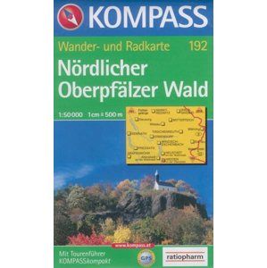Nrdlicher Oberpfälzer Wald - mapa Kompass č.192 - 1:50 000 /Německo/