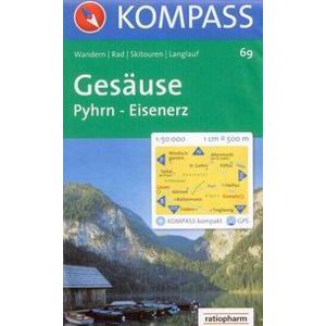 Gesäuse, Pyhrn, Eisenerz - mapa Kompass č.69 - 1:50t /Rakousko/