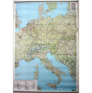 Evropa - střední -FR- nást.mapa - 88*125cm /P/