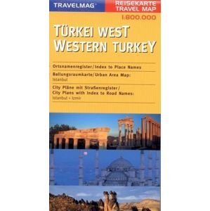Turecko - západ - mapa Kunth - 1:800 000