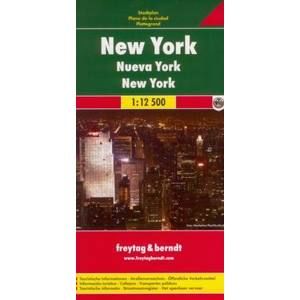 New York - plán Freytag&Berndt 1:12,5 /Manhattan a okolí/