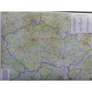 Česká Republika 1:400 000 - nástěnná mapa Freytag & Berndt