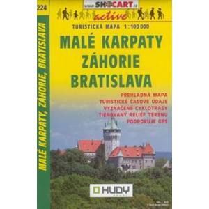 Malé Karpaty, Záhorie, Bratislava - mapa SHc224 - 1:100t /Slovensko/
