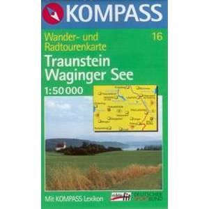 Traunstein,Waginger See - mapa Kompass č. 16 - 1:50t /Německo,Rakousko/
