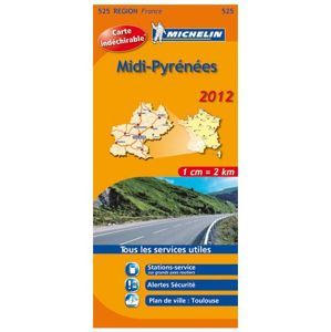Francie - Midi-Pyrénées - mapa Michelin č.525 - 1:300 000