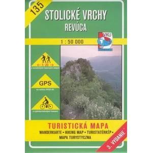 Stolické vrchy, Revúca - mapa VKÚ č.135 - 1:50 000 /Slovensko/