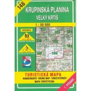 Krupinská planina, Velký Krtiš - mapa VKÚ č.146 -1:50 000 /Slovensko/