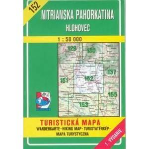 Nitrianská pahorkatina, Hlohovec - mapa VKÚ č.152 - 1: 50 000 /Slovensko/