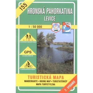 Hronská pahorkatina - Levice - mapa VKÚ č.155 -1:50 000 /Slovensko/