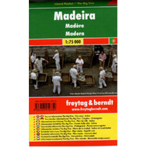 Madeira - minimapa Freytag - 1:75 000 /Portugalsko/