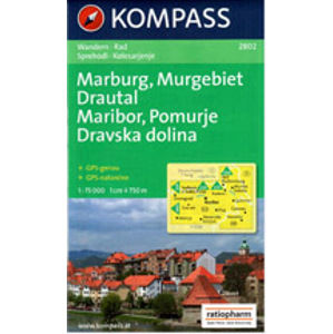 Slovinsko - sever - Drautal, Maribor, Pomurje, Dravska dolina - mapa Kopass č.2802 - 1:50 000