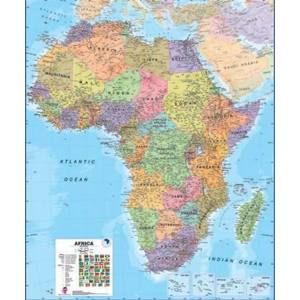 Afrika - politické rozdělení - nástěnná mapa - 1:8 000 000 /MapsInt-TerraNova/