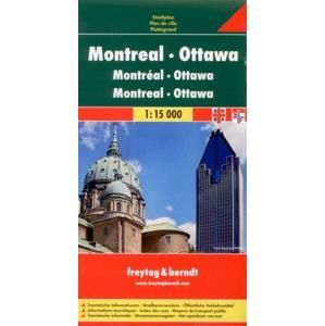 Montréal, Ottawa - plán Freytag - 1:15 000 /Kanada/