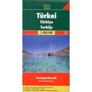 Turecko - mapa Freytag - 1:800 000