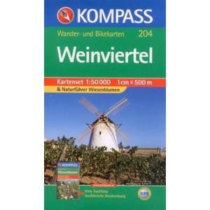 Wienviertel - set map Kompass č.204 - 1:50 000 /Rakousko/