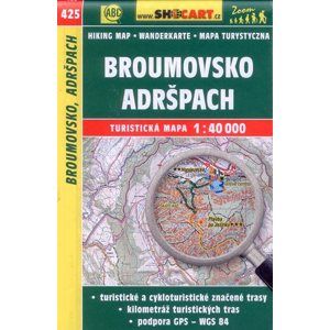 Broumovsko, Adršpach - mapa SHOCart č.425 - 1:40 000