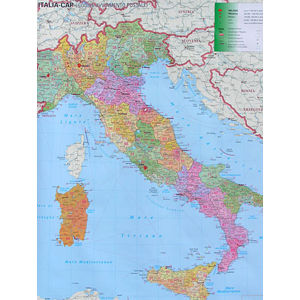 Itálie Spediční nástěnná mapa 1: 1,1 mil