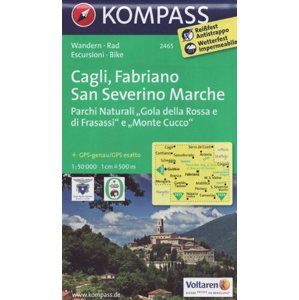 Cagli, Fabriano, San Severino Marche Kompass 2464