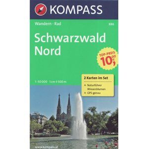 Schwarzwald sever Kompass 1: 50t