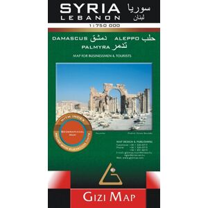 Sýrie a Libanon (Syria & Lebanon) 1:750t mapa GIZI