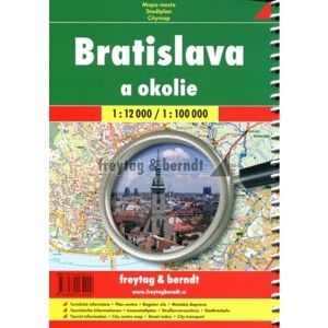 Autoatlas Bratislava a okolie 1:12 000 / 1:100 000