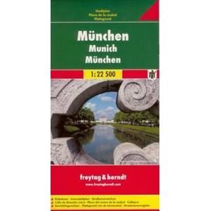 München /Mnichov/ - plán Freytag 1:22,5t