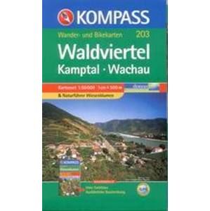 Waldviertel Kamptal-Wachau - set map Kompass č. 203 - 1:50 000 /Rakousko/