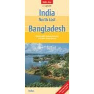 Indie -severovýchod, Bangladéš - mapa Nelles - 1:1,5M