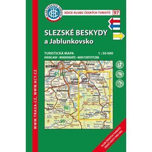 Slezské Beskydy, Jablunkovsko - mapa KČT č.97 - 1:50t
