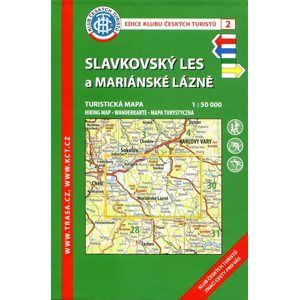 Slavkovský les a Mariánské Lázně / turistická mapa KČT 2