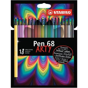 STABILO Pen 68 Fixy ARTY line - 18 barev