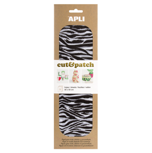 APLI Papír na decoupage - Zebra, 3 listy