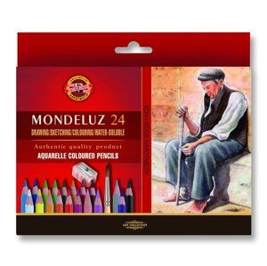 Koh-i-noor Umělecké akvarelové pastelky Mondeluz 3711 - 24 ks