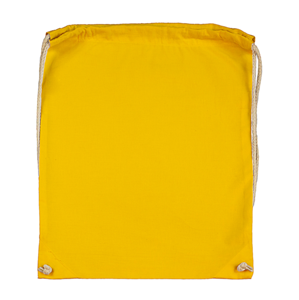 Bavlněný batoh k domalování - barva žlutá