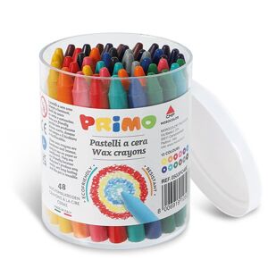 Voskové pastelky PRIMO, 8,8 × 85 mm, 48 ks, mix barev