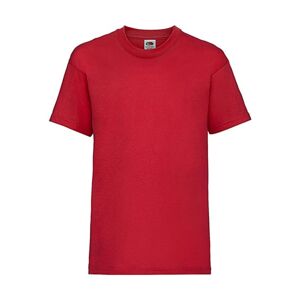 Tričko bavlněné dětské, 165 g/m2,velikost 128, červené (red)